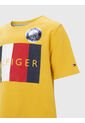 Camiseta Manga Corta De Cuello Redondo Con Logo Tommy Hilfiger de Tommy Hilfiger