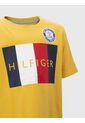 Camiseta Manga Corta De Cuello Redondo Con Logo Tommy Hilfiger de Tommy Hilfiger