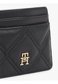 Tarjetero Negro TH Feminine Con Insignia Tommy Hilfiger de Tommy Hilfiger