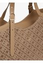 Bolso Beige Tote IM LATAM Jacquard Tommy Hilfiger de Tommy Hilfiger