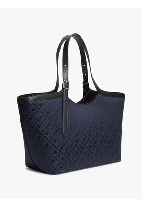 Bolso Azul Tote IM LATAM Jacquard Tommy Hilfiger