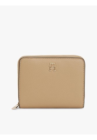 Billetera Beige Tommy Icons Con Solapa Y Cremallera Tommy Hilfiger Tommy Hilfiger