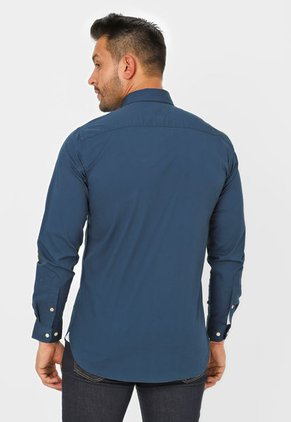 Camisa Azul Tommy Hilfiger