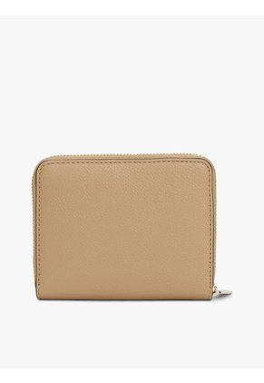 Billetera Beige Tommy Icons Con Solapa Y Cremallera Tommy Hilfiger