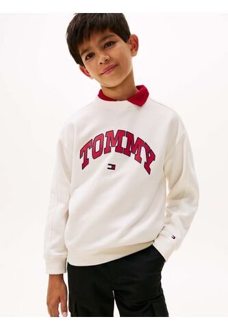 Saco Blanco De Cuello Redondo Con Logo Tommy Hilfiger Tommy Hilfiger