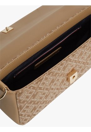 Bolso Beige Cruzado IM Latam Jacquard Tommy Hilfiger