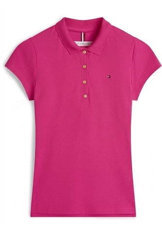 Polo Rosado Con Piqué De Corte Slim Tommy Hilfiger Tommy Hilfiger