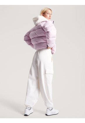 Joggers Blanco Acanalados Con Bolsillos Cargo Tommy Jeans