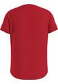 Camiseta Niña Manga Corta Rojo Esencial Tommy Hilfiger de Tommy Hilfiger