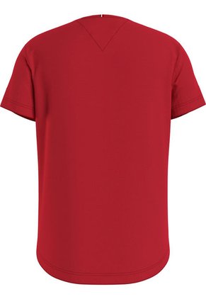 Camiseta Niña Manga Corta Rojo Esencial Tommy Hilfiger