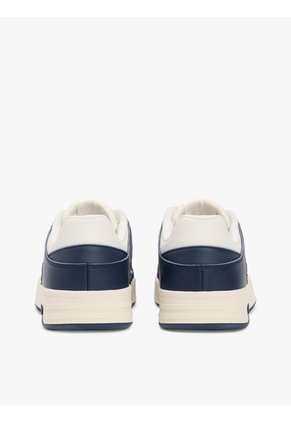 Tenis Azul Oscuro Cupsole De Cuero Tommy Hilfiger