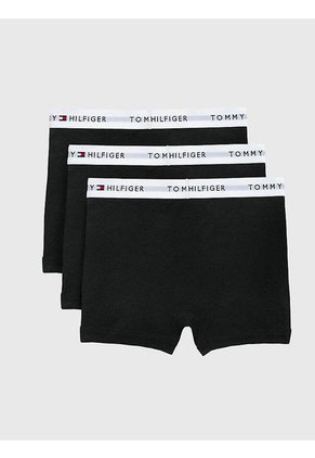Pack Negro De 3 Bóxer Con Detalles Distintivos De Tommy Hilfiger Tommy Hilfiger