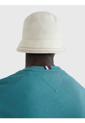 Camiseta Con Logo De Corte Slim Hombre Verde Tommy Hilfiger