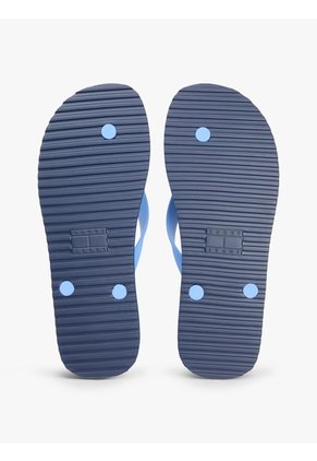 Sandalias Azul Marino Con Inscripción En La Tira Tommy Hilfiger