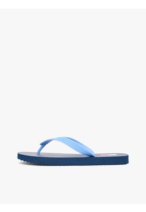 Sandalias Azul Marino Con Inscripción En La Tira Tommy Hilfiger