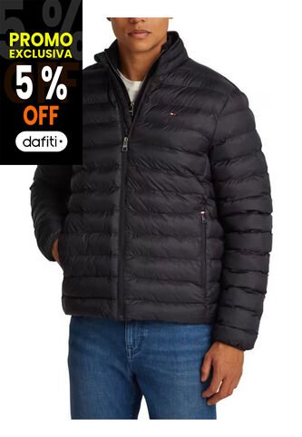 Chaqueta Negra Packable Tommy Hilfiger Tommy Hilfiger