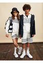Saco Con Rayas Marineras Y Logo Niña Blanco Tommy Hilfiger de Tommy Hilfiger