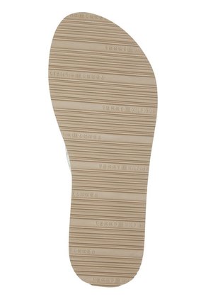 Chancleta Beige Con Cuña De Playa Tommy Hilfiger