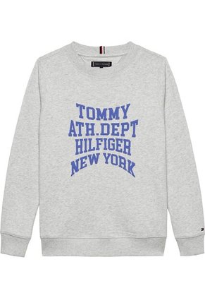 Saco Gris Varsity Con Logo Universitario Gráfico Tommy Hilfiger