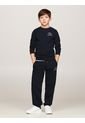 Jogger Para Niño Azul De Corte Clásico Con Logo Tommy Hilfiger de Tommy Hilfiger