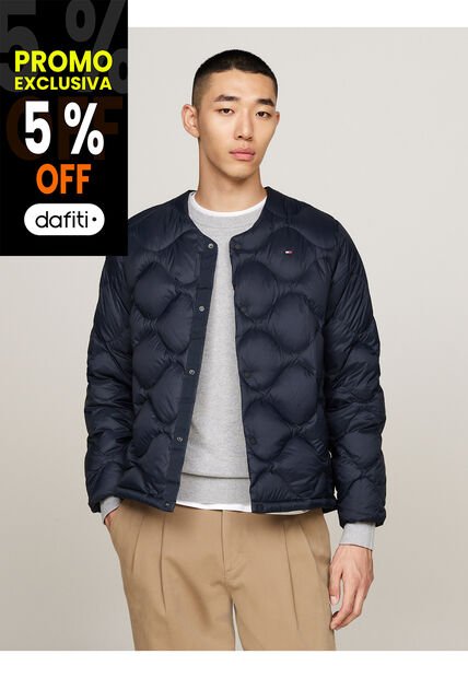 Chaqueta Azul De Plumón Acolchada Ligera Tommy Hilfiger