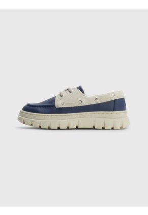 Mocasines Th De Cuero Para Niño Tommy Hilfiger
