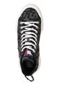 Tenis Altas De Punto Con Logos Mujer Negro Tommy Hilfiger de Tommy Hilfiger