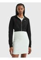 Saco Con Gorro Cropped Con Estampado Del Logo Mujer Negro Tommy Jeans de Tommy Hilfiger