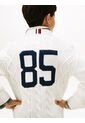 Saco Blanco De Puntos Mixtos Con Logo En Intarsia Tommy Hilfiger de Tommy Hilfiger