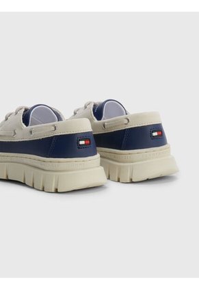 Mocasines Th De Cuero Para Niño Tommy Hilfiger