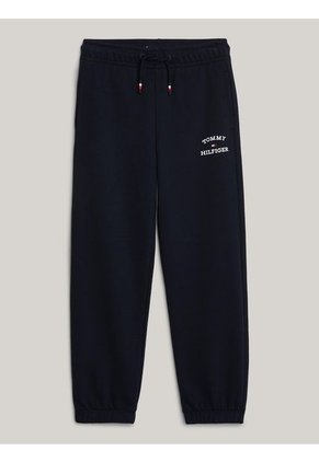 Jogger Para Niño Azul De Corte Clásico Con Logo Tommy Hilfiger