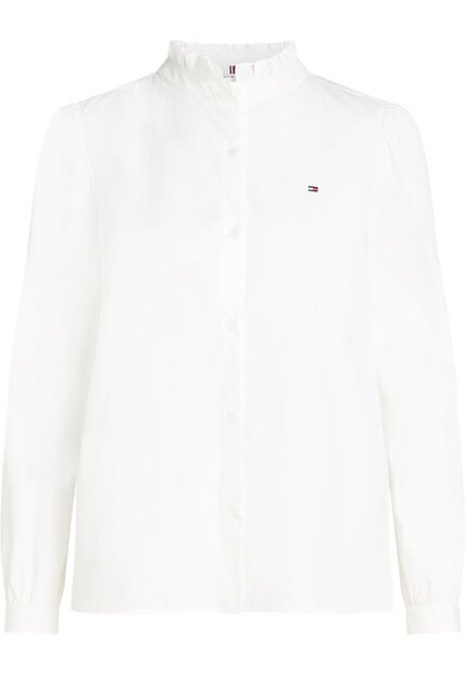 Camisa Blanca Clasica Poplin Manga Larga Tommy Hilfiger