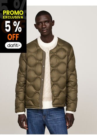 Chaqueta Verde De Plumón Acolchada Ligera Tommy Hilfiger Tommy Hilfiger