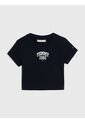 Camiseta Azul Universitaria De Punto Elástico Para Niña Tommy Hilfiger de Tommy Hilfiger