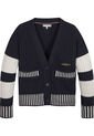 Saco Azul De Rayas Con Logo Para Niña Tommy Hilfiger de Tommy Hilfiger