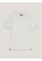 Polo De Punto Con Logo Estilo Grafiti Niño Gris Tommy Hilfiger de Tommy Hilfiger