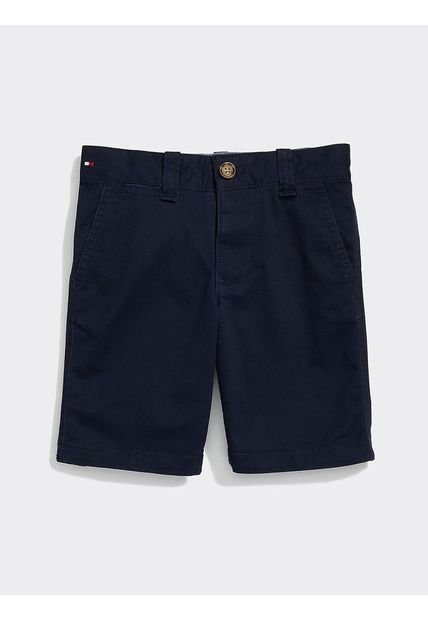 Bermudas Adaptive Con Corte Adaptado Niño Azul Tommy Hilfiger