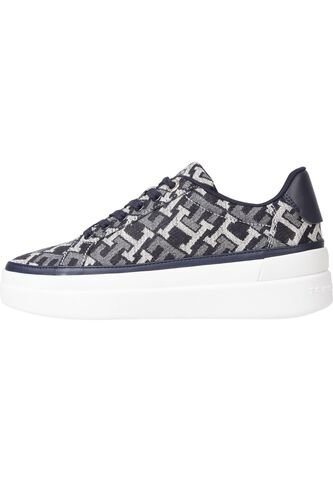 Tenis Con Suela Cupsole En Tejido Denim Tommy Hilfiger Tommy Hilfiger