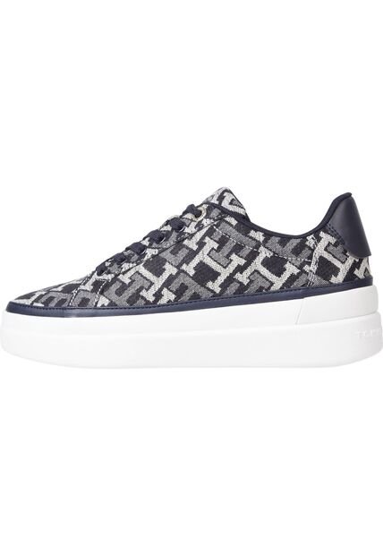 Tenis Con Suela Cupsole En Tejido Denim Tommy Hilfiger