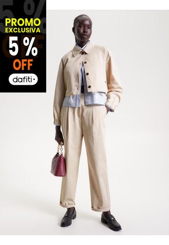 Chaqueta Con Corte Cropped Tommy Hilfiger Tommy Hilfiger