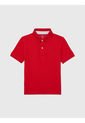 Polo De Niño Rojo Solido Con Logo Tommy Hilfiger de Tommy Hilfiger