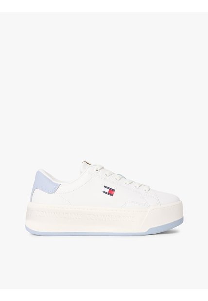 Tenis De Suela Cupsole Con Cuero Tommy Hilfiger