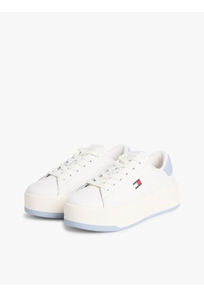 Tenis De Suela Cupsole Con Cuero Tommy Hilfiger