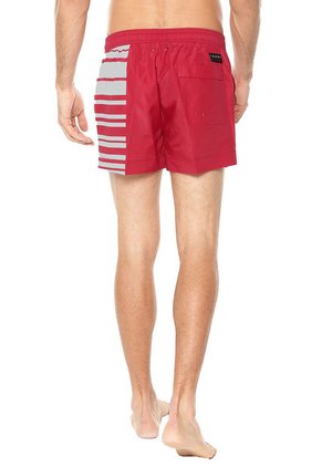 Traje de baño Rojo-Blanco Tommy Hilfiger