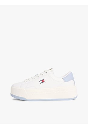 Tenis De Suela Cupsole Con Cuero Tommy Hilfiger