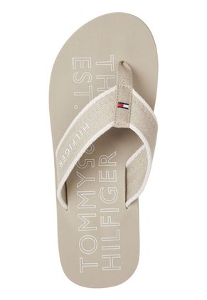 Sandalias De Tejido Trenzado Con Logo Hombre Gris Tommy Hilfiger