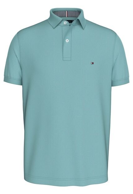 Polo Celeste 1985 De Corte Regular Tommy Hilfiger
