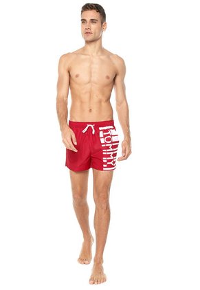 Traje de baño Rojo-Blanco Tommy Hilfiger