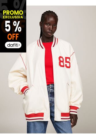 Chaqueta De Béisbol Con Escudos Th Tommy Hilfiger Tommy Hilfiger