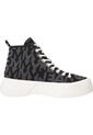 Tenis Altas De Punto Con Logos Mujer Negro Tommy Hilfiger de Tommy Hilfiger